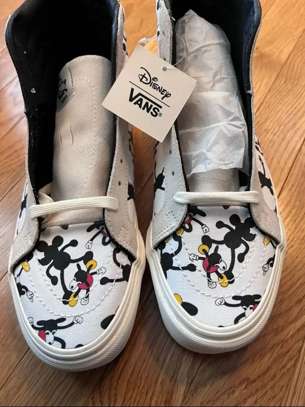 Vans x Disney Mickey 90th Geoff McFetridge Sk8-Hi LX White